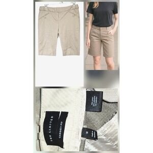 The Limited Women's Size 10 35x14 Cassidy Fit Beige Normcore Shorts